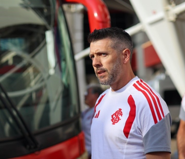 Paulo Pezzolano, actual DT del Inter. (@SCInternacional)