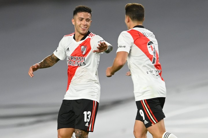 Enzo y Julián, dos joyitas de oro de la cantera de River (Prensa River).