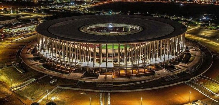 El estadio Mane Garrincha de Brasilia.