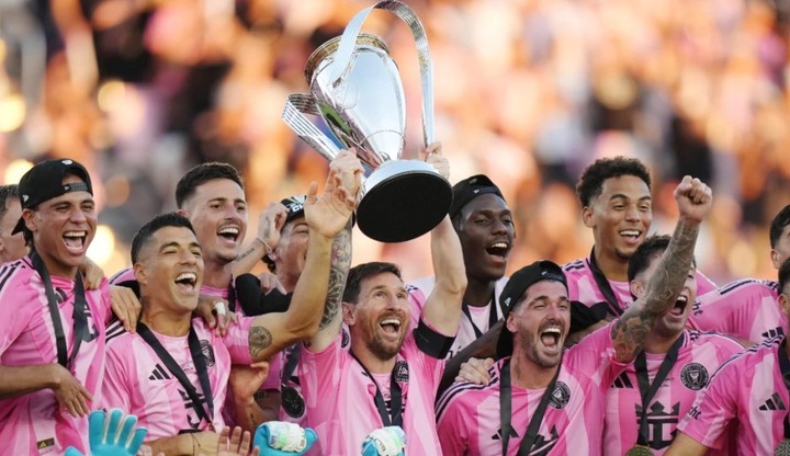 Festejo del título de Inter Miami campeón de la MLS (Prensa Inter Miami).