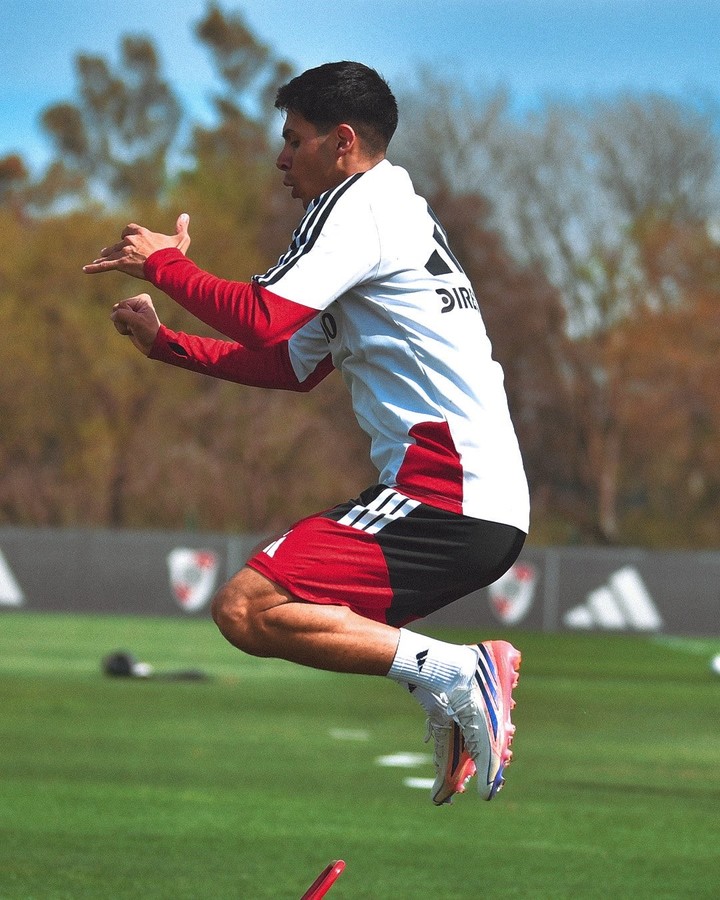 Galván y el mejor momento de su carrera, asentado en River (Prensa River). 