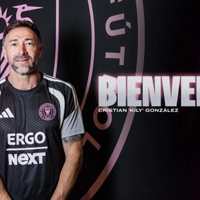 Ahora sí es oficial: Kily González fue presentado por el Inter de Messi