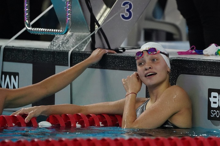 Es una de las grandes apariciones de la natación argentina (Juano Tesone). 
