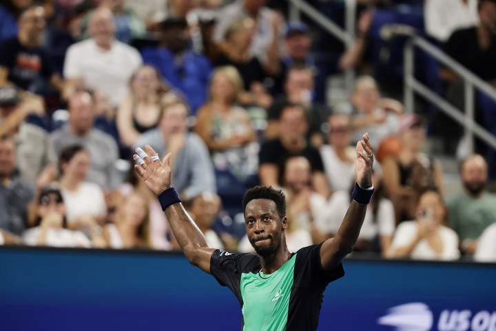 Gael Monfils, en su despedida del US Open.
