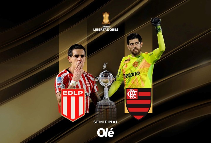 Estudiantes enfrentará a Flamengo en la semifinal de la Copa Libertadores.