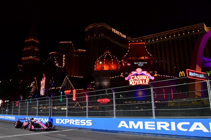 La Fórmula 1 en el Strip de Las Vegas (Reuters).