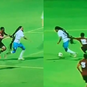 Juega con el pelo hasta por las rodillas e hizo expulsar a dos rivales que se lo tironearon