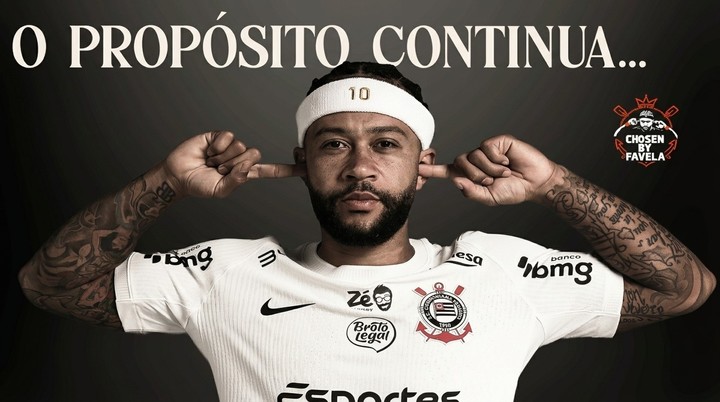 Así anunciaron la renovación del contrato de Depay.