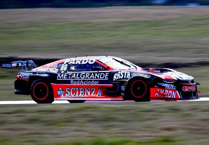 El Chevrolet de Agustín Canapino a fondo en San Luis, con el que había ganado en 2025.