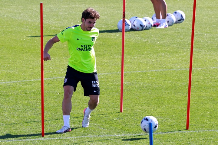 Julián en la práctica (EFE).