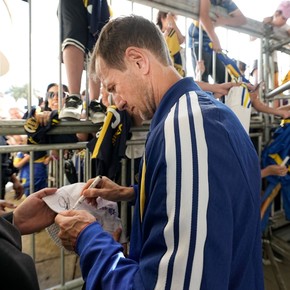 El pedido de la gente de Boca a Arruabarrena en Rosario