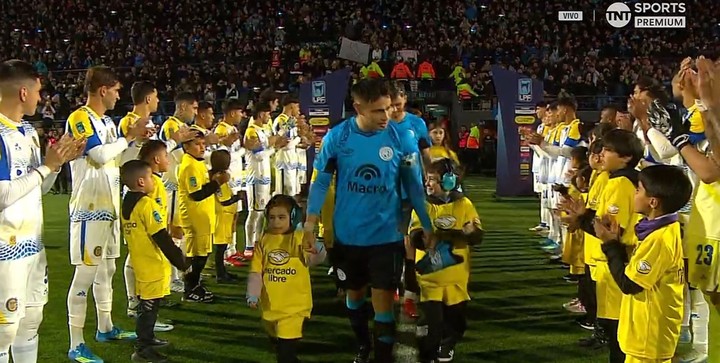 El pasillo de Rosario Central.