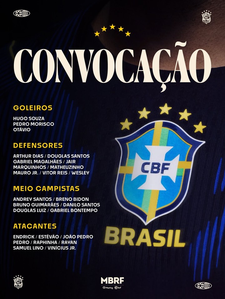 La lista de Brasil.