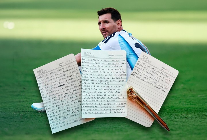 La carta de Messi.