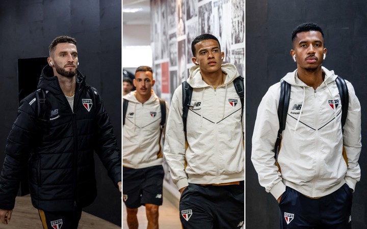 El plantel de San Pablo ya está en el Morumbí.