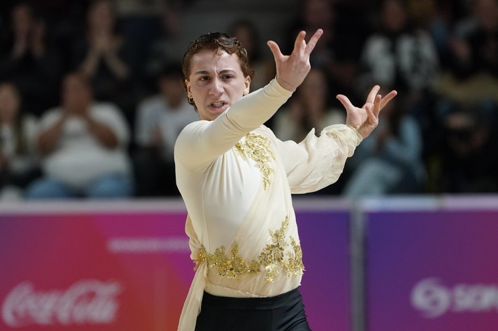 Juan Segundo Rodríguez, oro en patinaje artístico (Juano Tesone).