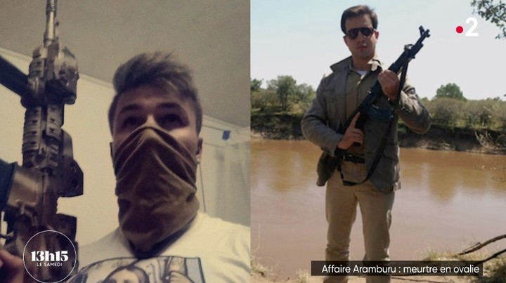 Loïk Le Priol y  Romain Bouvier, los acusados.