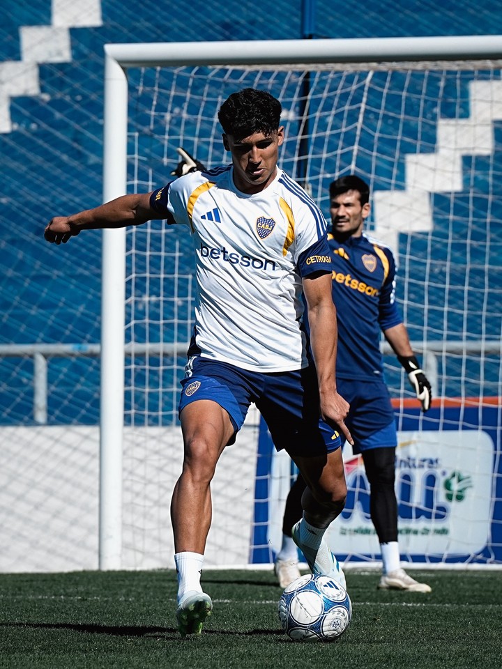 Matías Satas, el defensor de la Reserva que podría debutar en Mendoza (Prensa Boca).