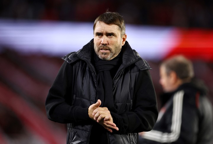 Eduardo Coudet en River (Reuters).