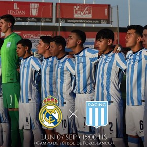 Racing volverá a jugar contra el Real Madrid