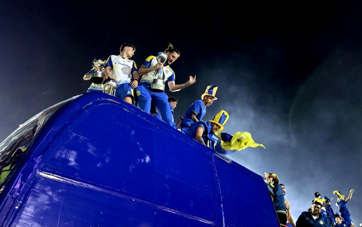 Los festejos de Rosario Central.