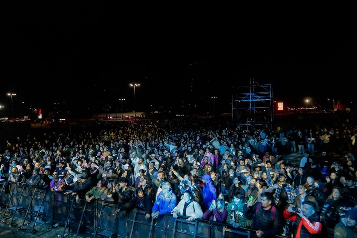 Una multitud copó los Fan Fest en pleno Día de la Primavera.
(Prensa Jeugos Suramericanos).