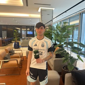 Thiago Pérez, el lateral que mira a Montiel, sueña con el oro en los Suramericanos y debutar en Huracán