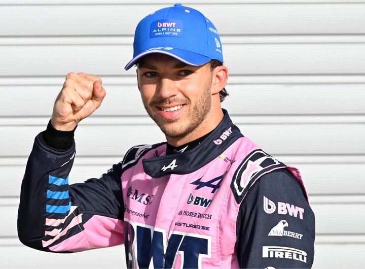 Pierre Gasly, feliz (EFE).