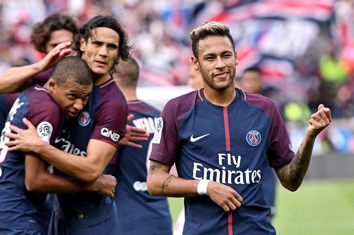 Mbappé en la temporada 2017 del PSG. (Foto: EFE) 