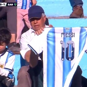 Merecido reconocimiento: los homenajes para Messi en todas las canchas de Argentina