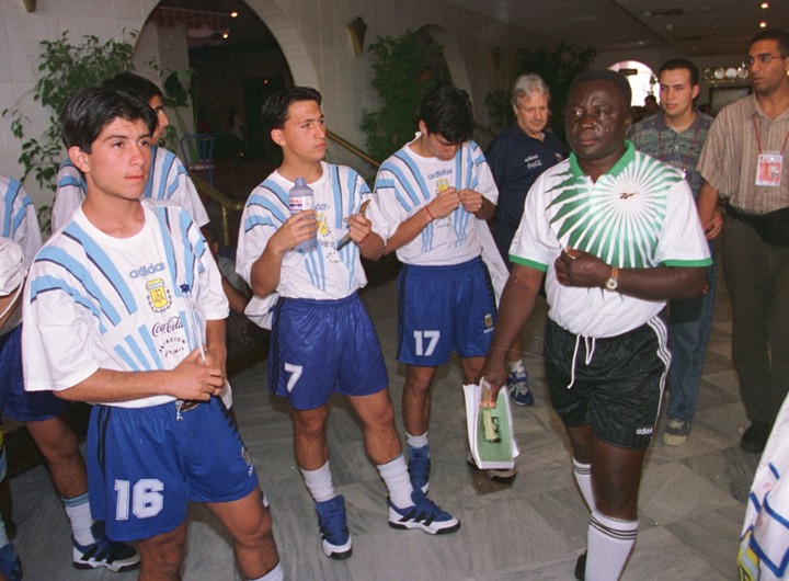 Livio Prieto en el Sub 17. 