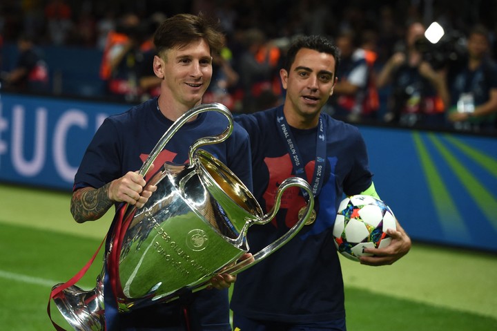 Messi y la Champions 2025.(Photo by Patrik STOLLARZ / AFP)