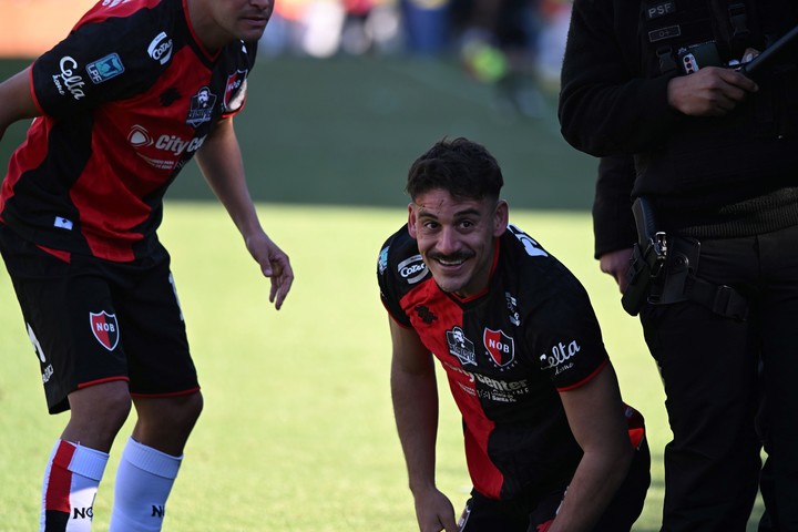 Cóccaro en el clásico de Rosario.