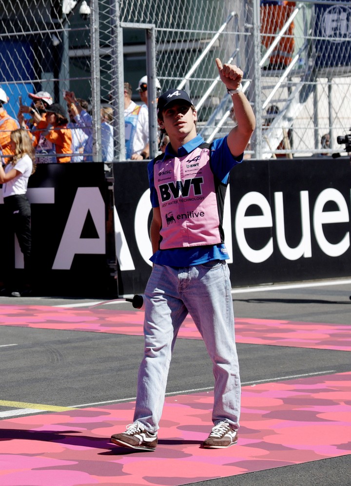 Franco Colapinto en Madrid (Reuters).