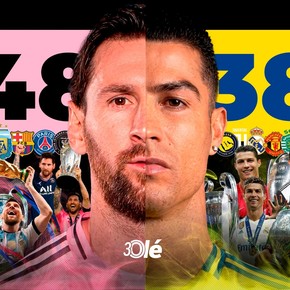Lionel Messi vs. Cristiano Ronaldo: quién tiene más títulos y cuántos se llevan