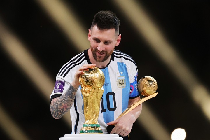 Messi campeón en Qatar. EFE/EPA/FRIEDEMANN VOGEL