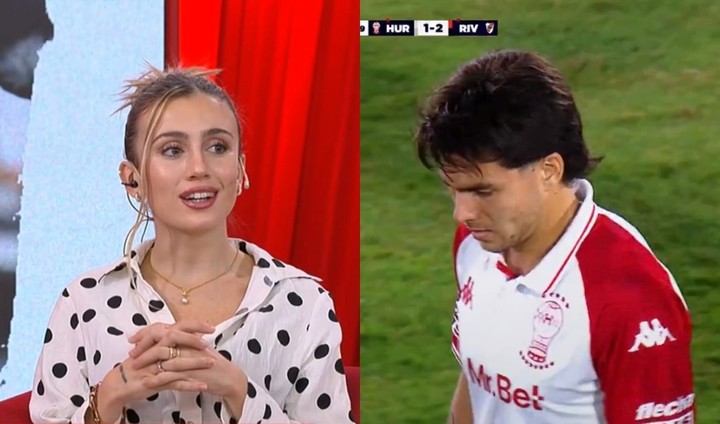 Morena Beltrán, en pareja con Lucas Blondel.