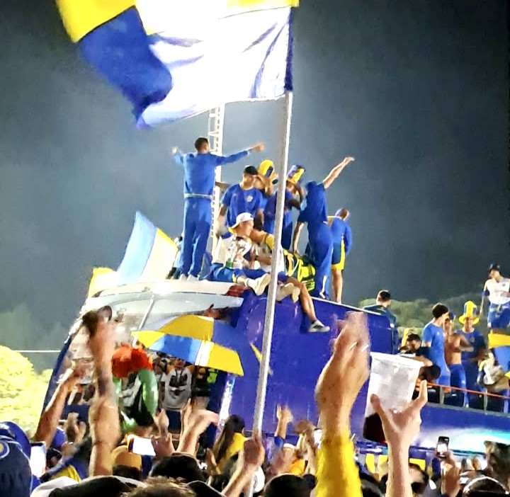 Los festejos de Rosario Central.