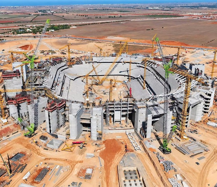 Nuevas imágenes del Estadio Hassan II de Marruecos.