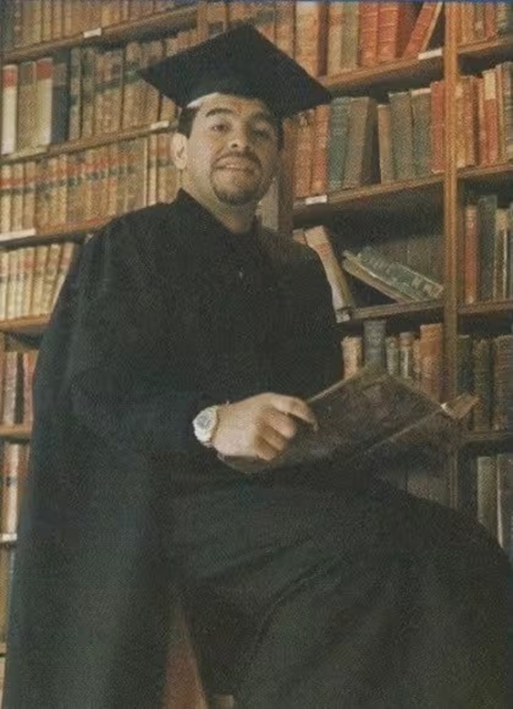 Diego Maradona, un alumno de 10.