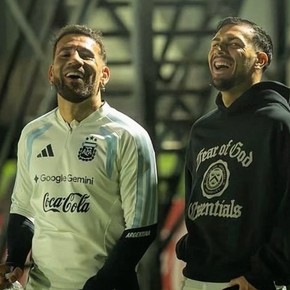 Los líderes de River y Boca: juntos y risas de Selección