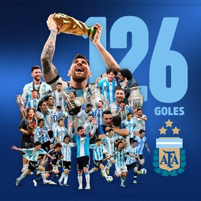 Historia pura: el uno por uno de los 126 goles de Messi con la Selección Argentina 
