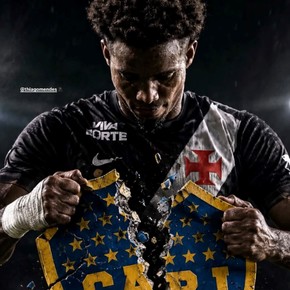 La provocadora imagen contra Boca que subió el capitán de Vasco y que después tuvo que borrar