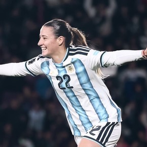 Mercedes Diz, autora del triplete contra Marruecos, con Olé: "Sueño con ganar un Mundial con Argentina"