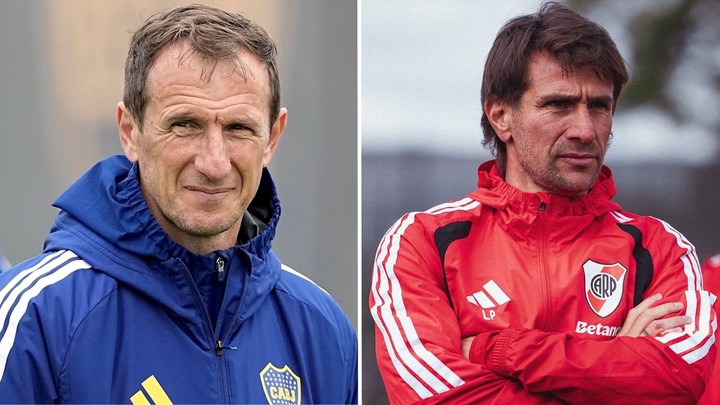Boca vs. River, Arruabarrena vs. Ponzio.