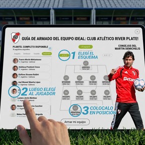 Con una sorpresa, el 11 que eligieron los hinchas de River para enfrentar a Estudiantes RC