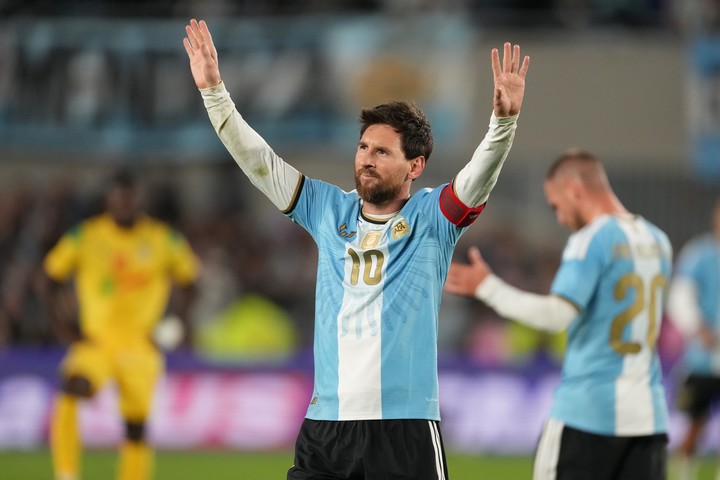 Se despidió Messi de la Selección. (AP)