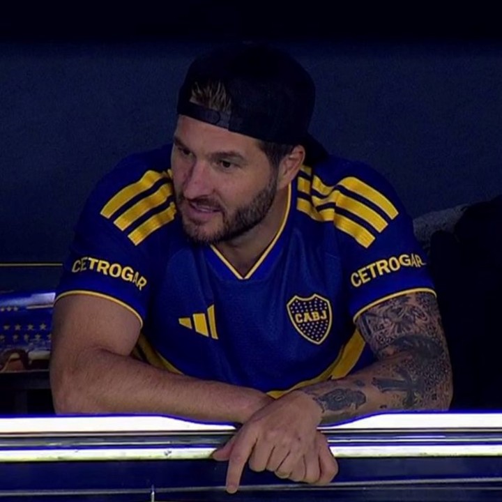Gignac en la Bombonera (captura TV).