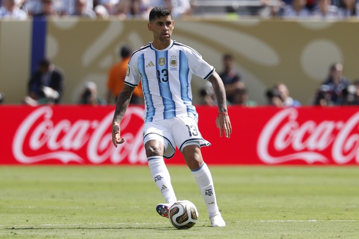 El Cuti en la final del Mundial (EFE).