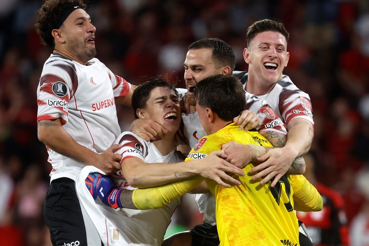Estudiantes eliminó a Flamengo (EFE).
